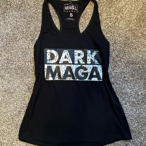 Dark MAGA Women’s Black Tank Top Size Small